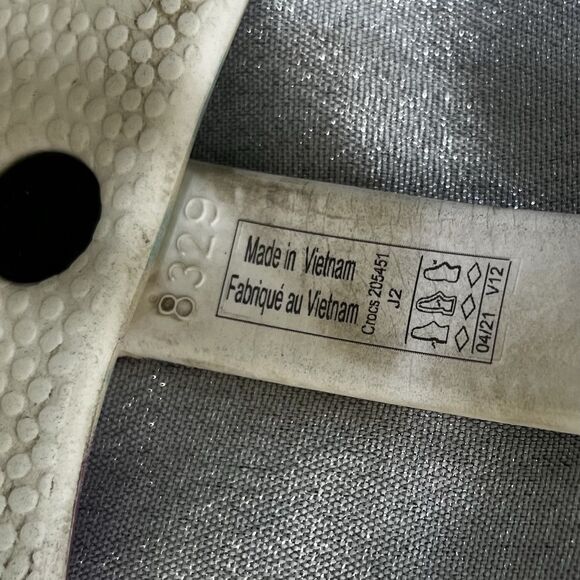 Crocs Kids Classic Clog Tie Dye Junior Youth Size 2 - no box - Picture 6 of 8